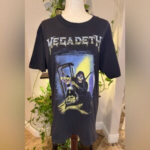 Vintage Authentic Megadeth Countdown to Extinction 1992 Tour Graphic T-Shirt